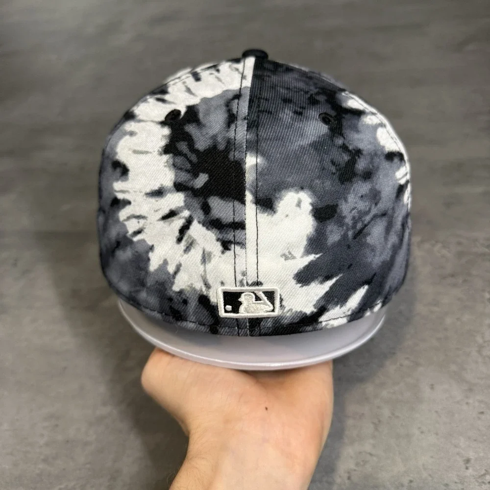 Chicago White Sox Hat‎ New Era Cap 7 Black Gray White Tie Dye 59Fifty Cap Fitted